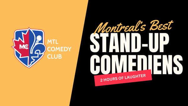 Monday's Am I Right?! English Stand-Up Comedy By mtlcomedyclub.com