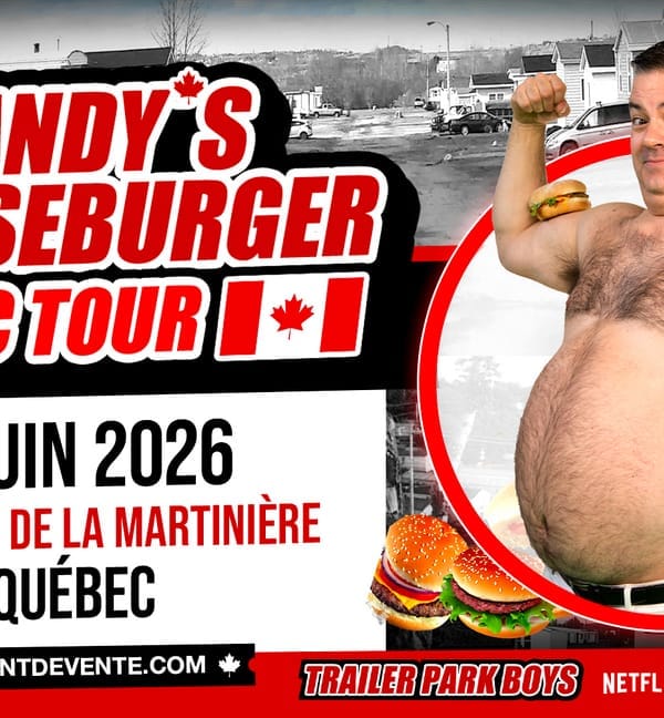 Randy's Cheeseburger Picnic (Trailer Park Boys) Quebec City Qc