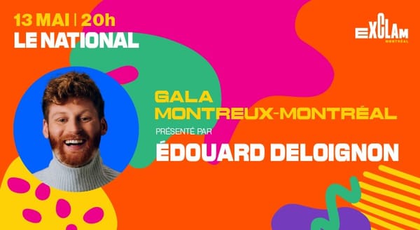 Animé par Edouard Deloignon - Gala Montreux Montréal