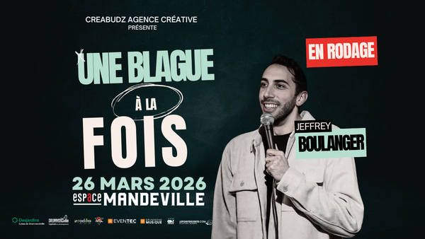 Jeffrey Boulanger en rodage : Une blague à la fois